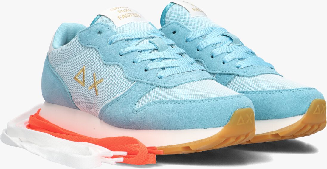 SUN68 blauwe sun68 lage sneakers ally glitter