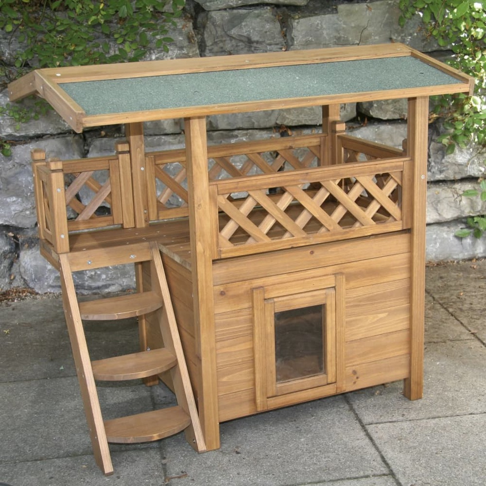 Maison de chat lodge 77x50x73 cm
