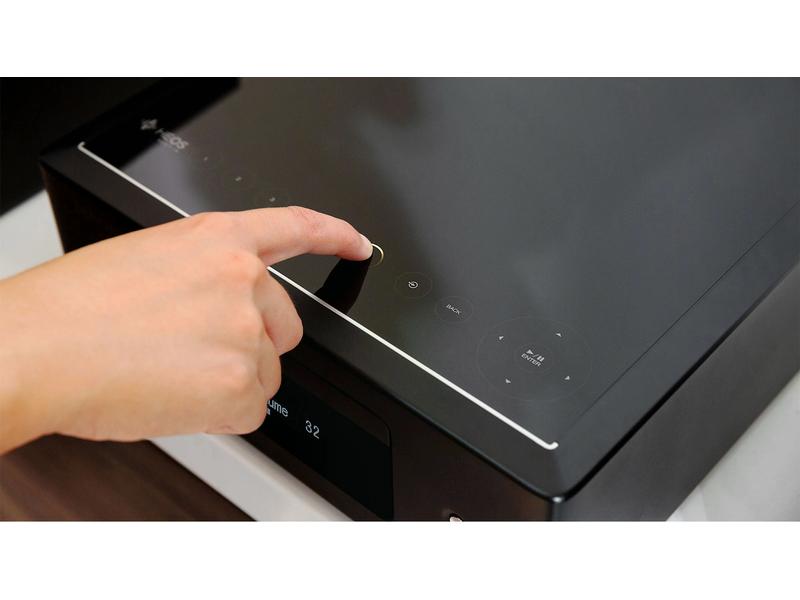 Denon Netzwerk-Musik-System CEOL N12DAB Schwarz Design-Komplettsystem mit CD-Player, DAB-/UKW-Radio, HDMI ARC und Streaming