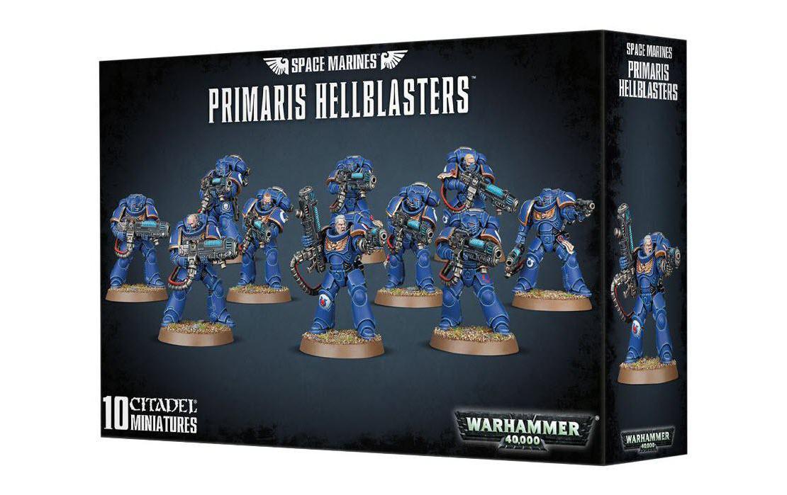 Figurenset Warhammer 40k Space Marines Primaris HellblastersBausatz für 10 Figuren