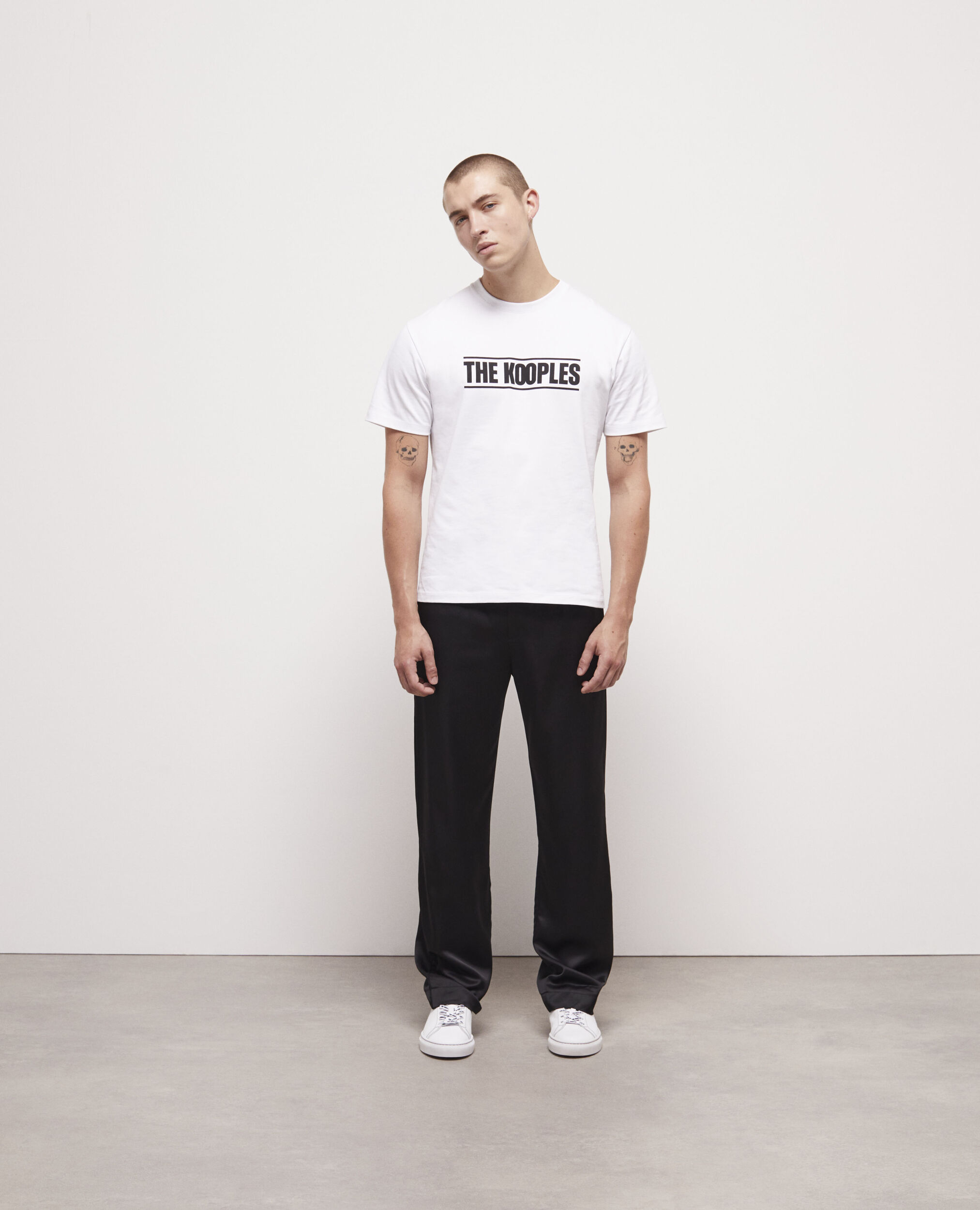 T-shirt logo The Kooples blanc