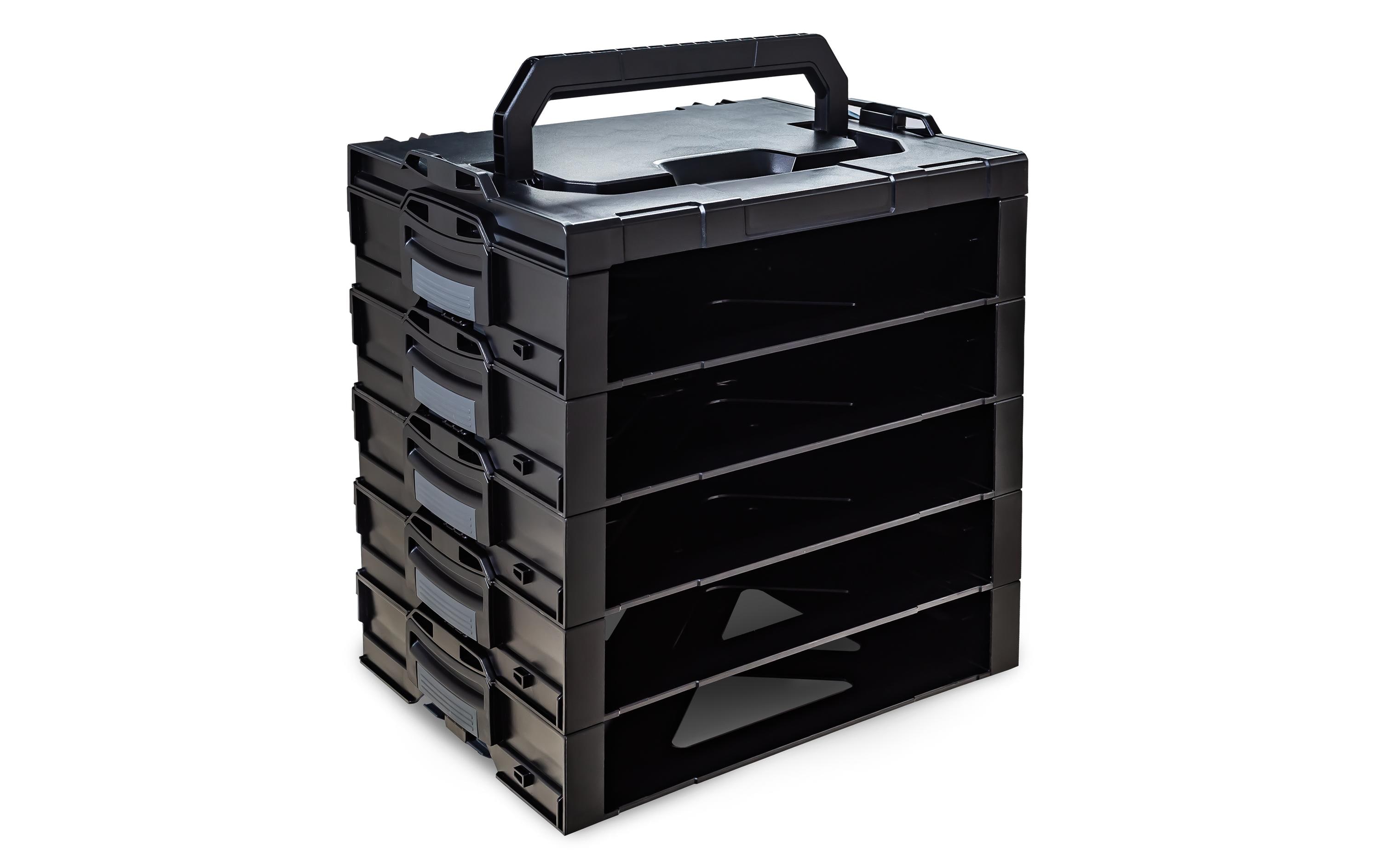 Schubladenmagazin i-BOXX Rack 5er Block 5 Schubladen<br>Regalähnliche Aufnahme i-BOXXen, LS-Tray
