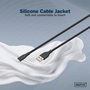 Câble silicone, USB-A - Lightning, 2,0 m
