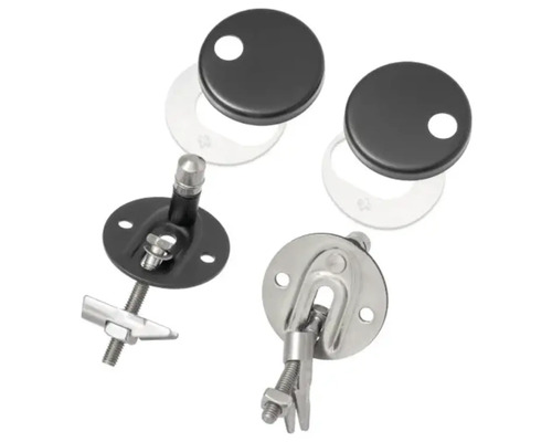 REIKA Anjo toiletzitting, matzwart, softclose mechanisme, 547655