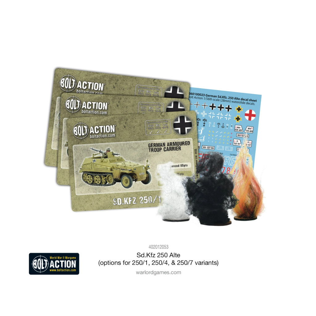 Bolt Action - German - Sd.Kfz 250 Alte (Options For 250/1, 250/4 & 250/7)