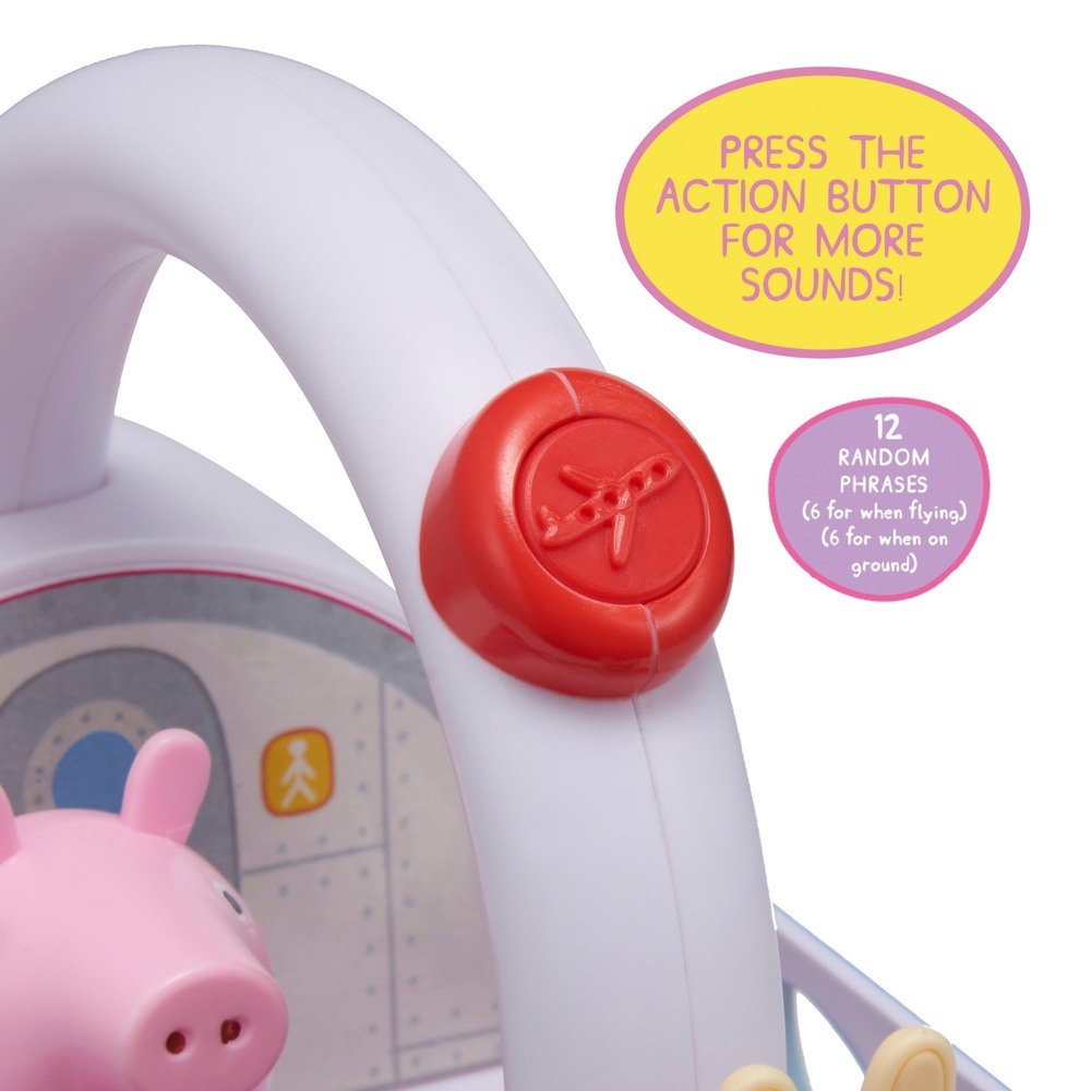 Peppa Pigs cleveres Flugzeug