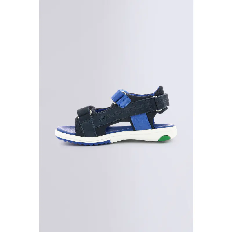 PLANE MARINE BLEU SANDALES Cuir Garçon