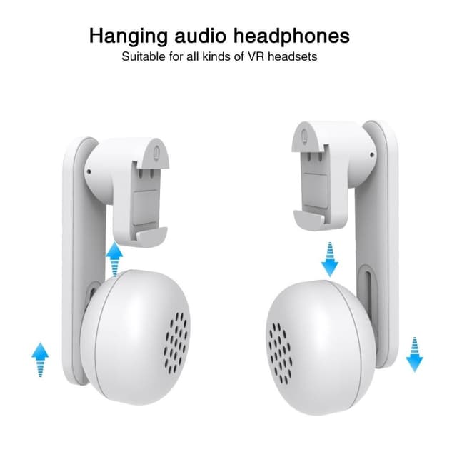 Hovedtelefon til Meta Quest 2/3 VR Headset 3,5 mm med strækbar klips