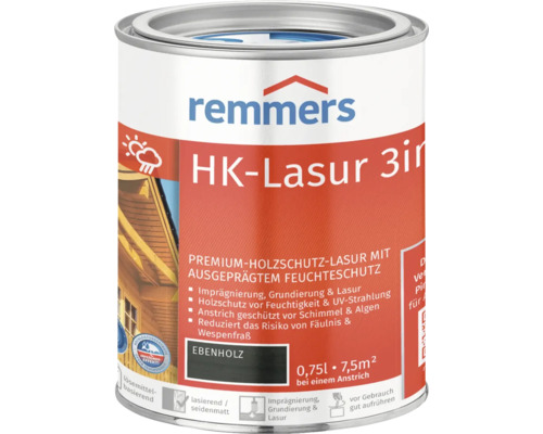 Remmers HK-Lasur ebony 750 ml