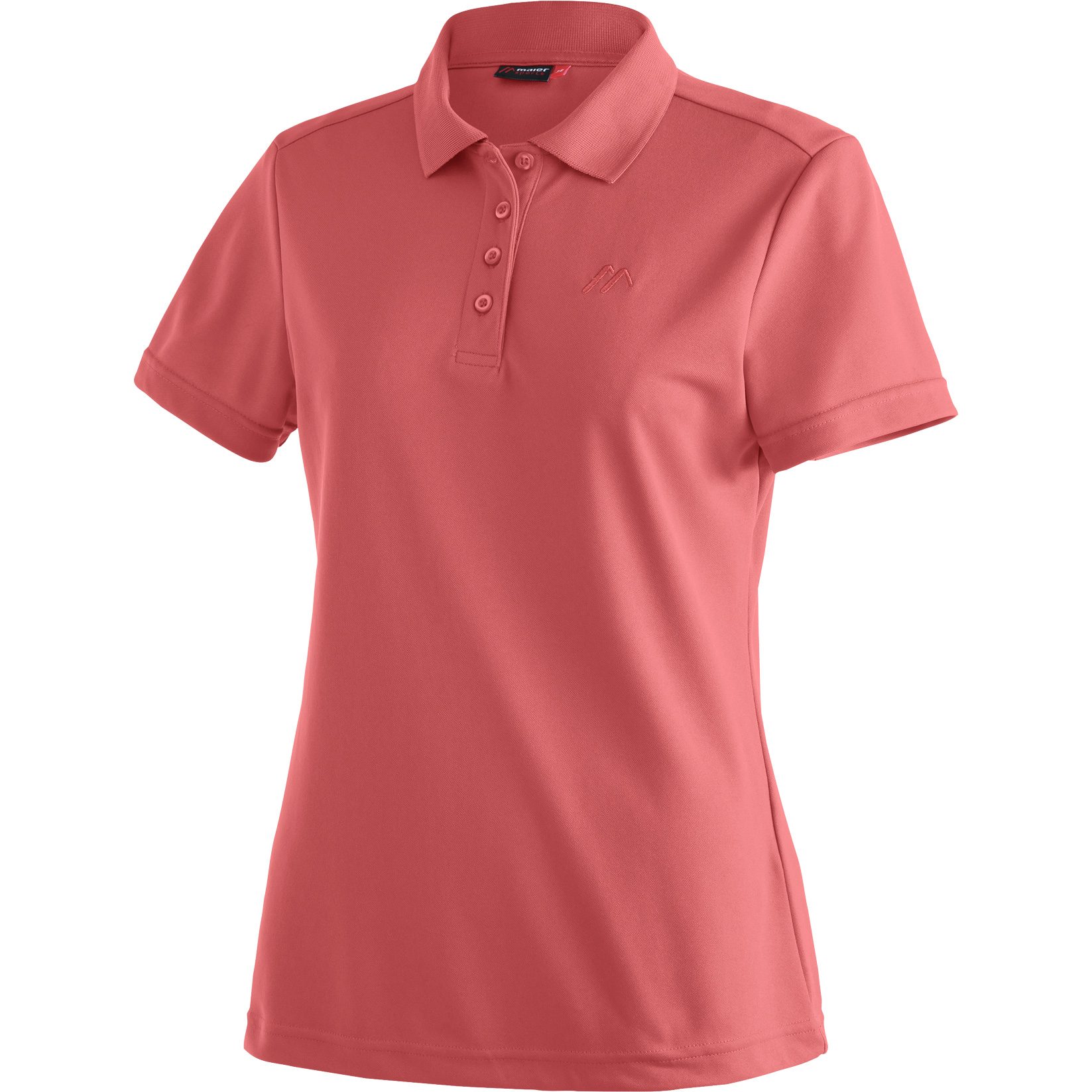 Maier Sports Ulrike Poloshirt Damen red orcher