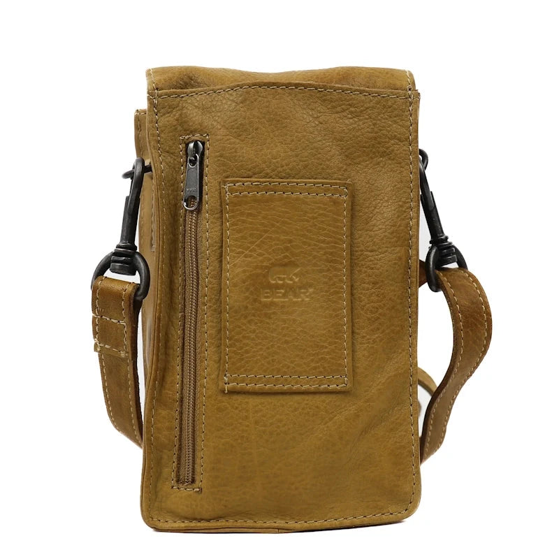 Bear Design Callisto Pelle Schoudertas - Telefoontas Robbie 2.0 Oil