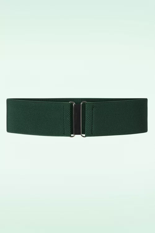 Banned Retro Gloria Stretchriem in Groen