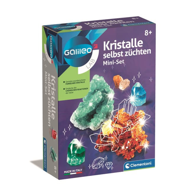Galileo - Kristalle züchten - Mini Set - Clementoni