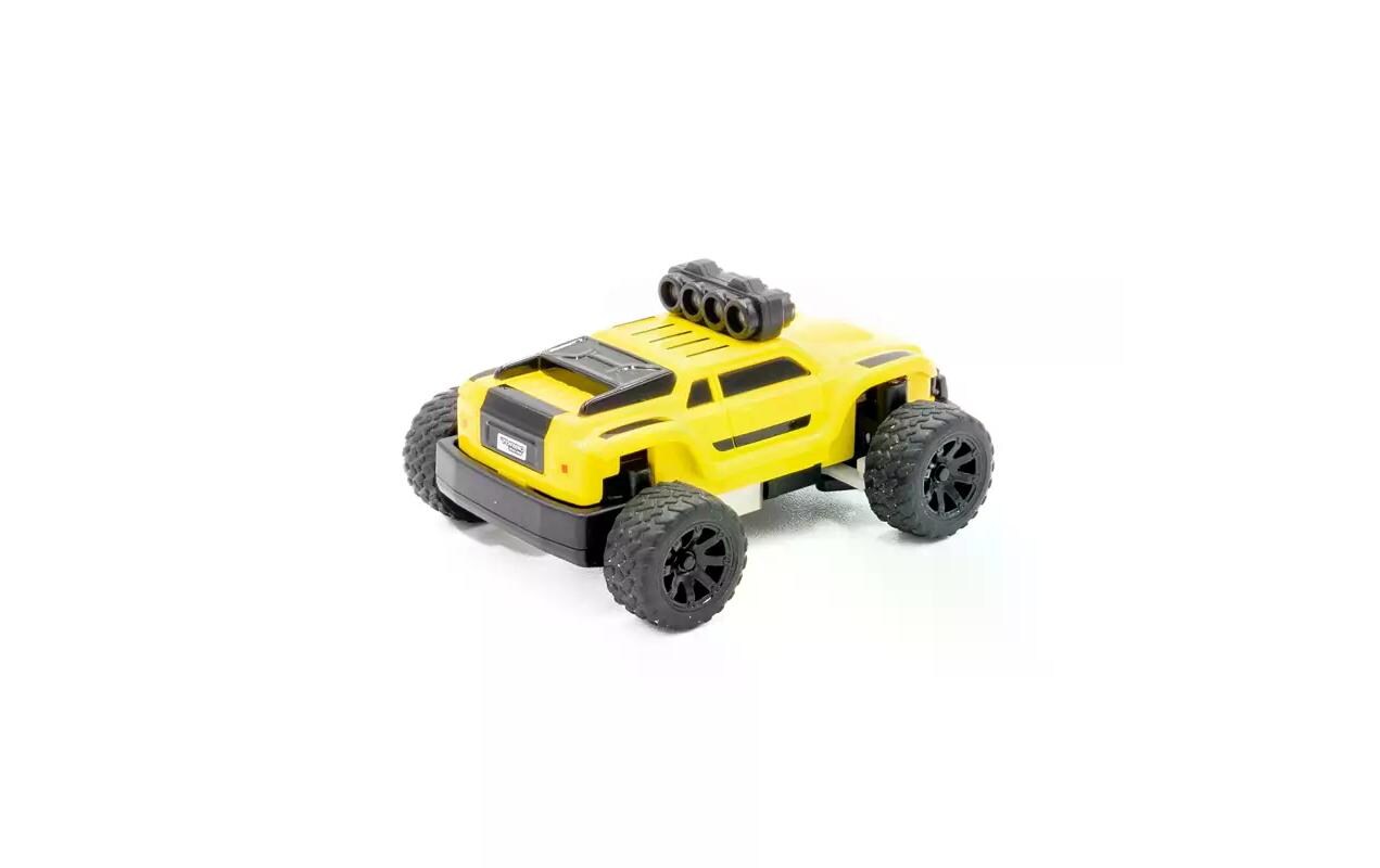 Micro Monster Truck TC-01, Gelb, RTR, 1:76Vollwertiges RC-Auto im micro Format