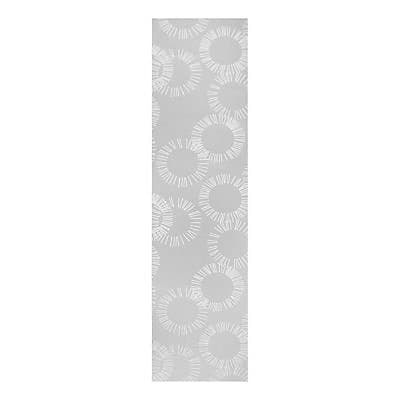 Panneau japonais Madeco Soleil blanc et gris l.45 x H.260 cm