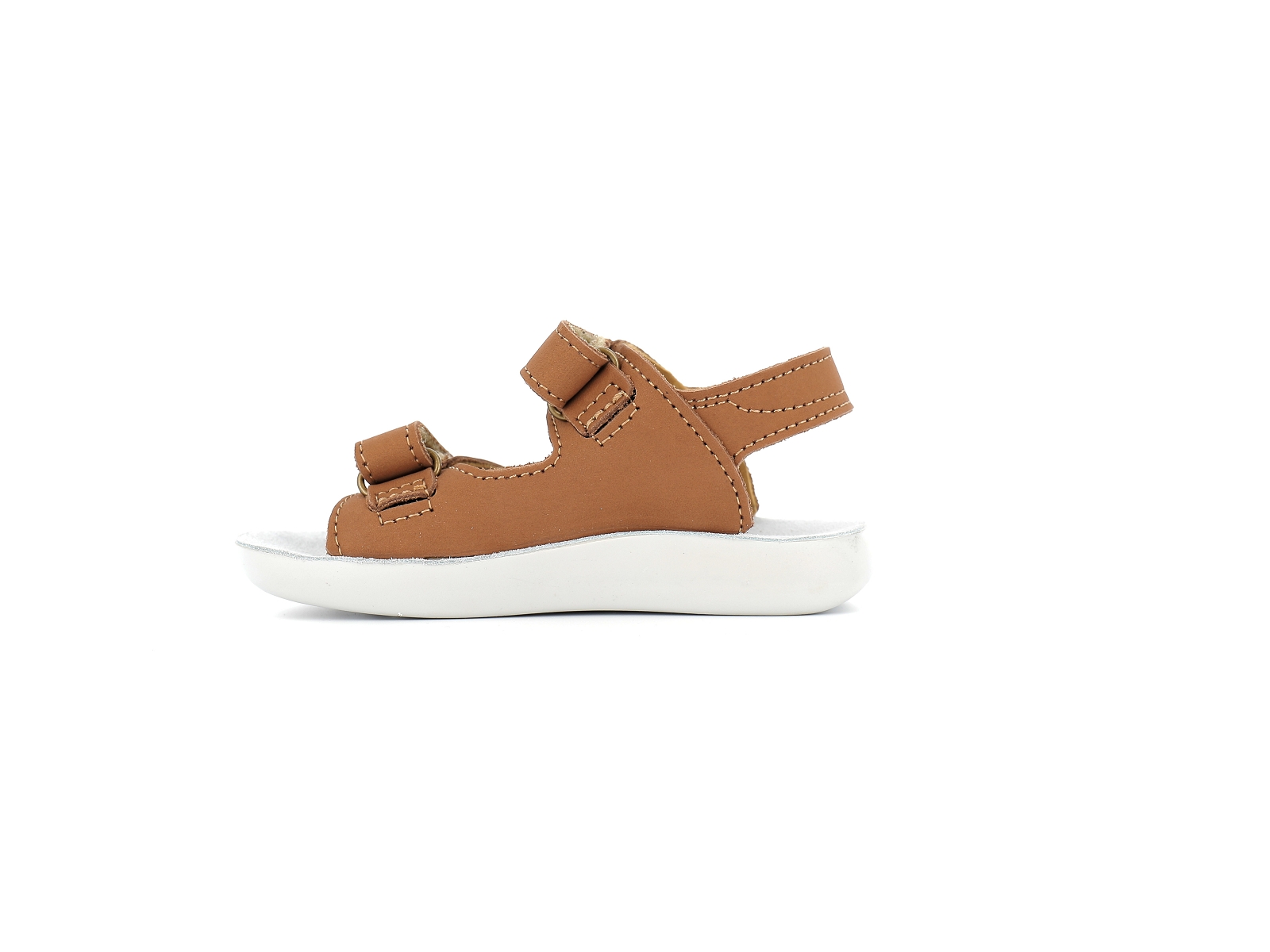 Geox-SANDAL LIGHTFLOPPY B455SB Matières combinées Marron Moyen