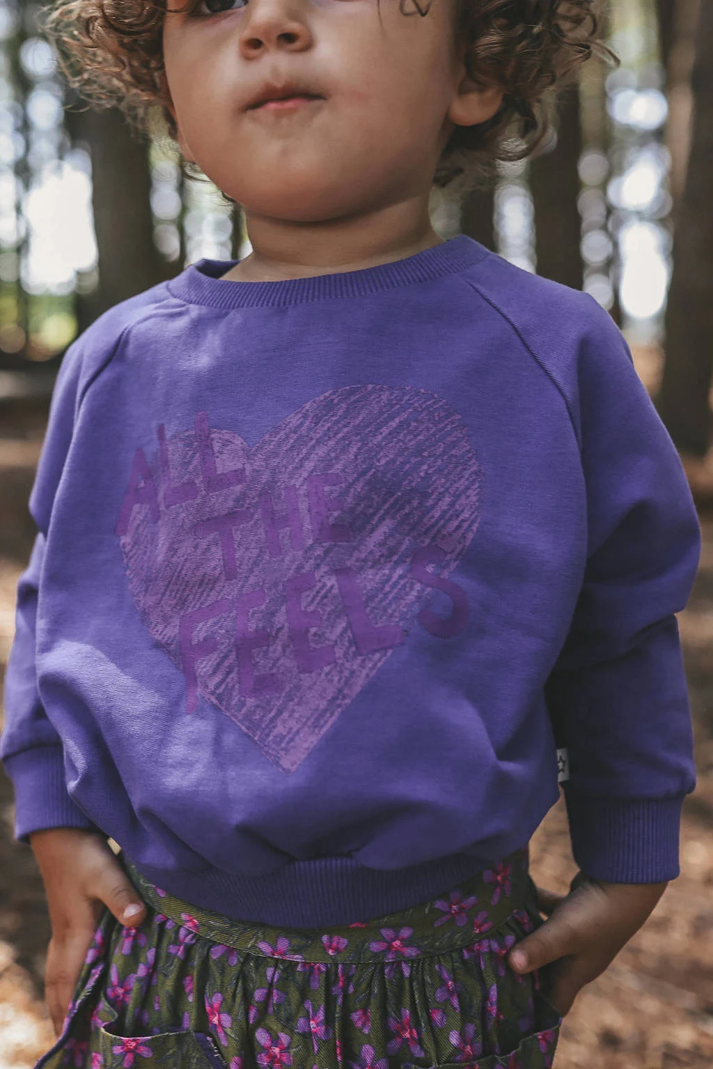 Your Wishes sweater paars