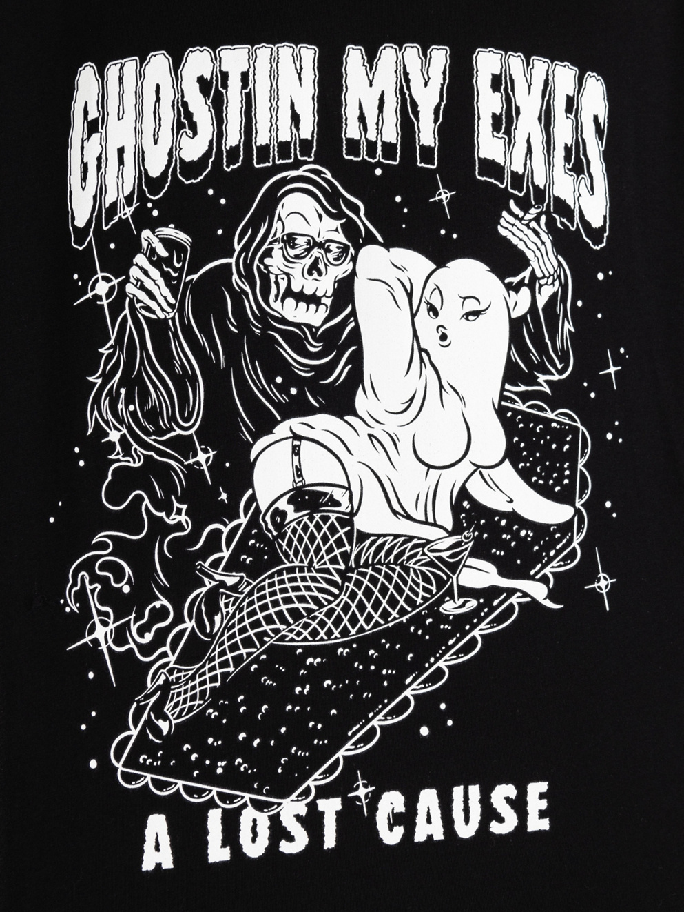 A Lost Cause Ghostin T-Shirt black