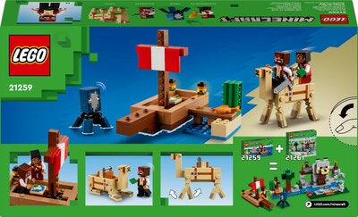 LEGO Minecraft 21259 På tokt med sjørøverskip