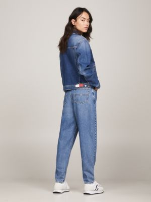 Jaqueta jeans clássica Mom