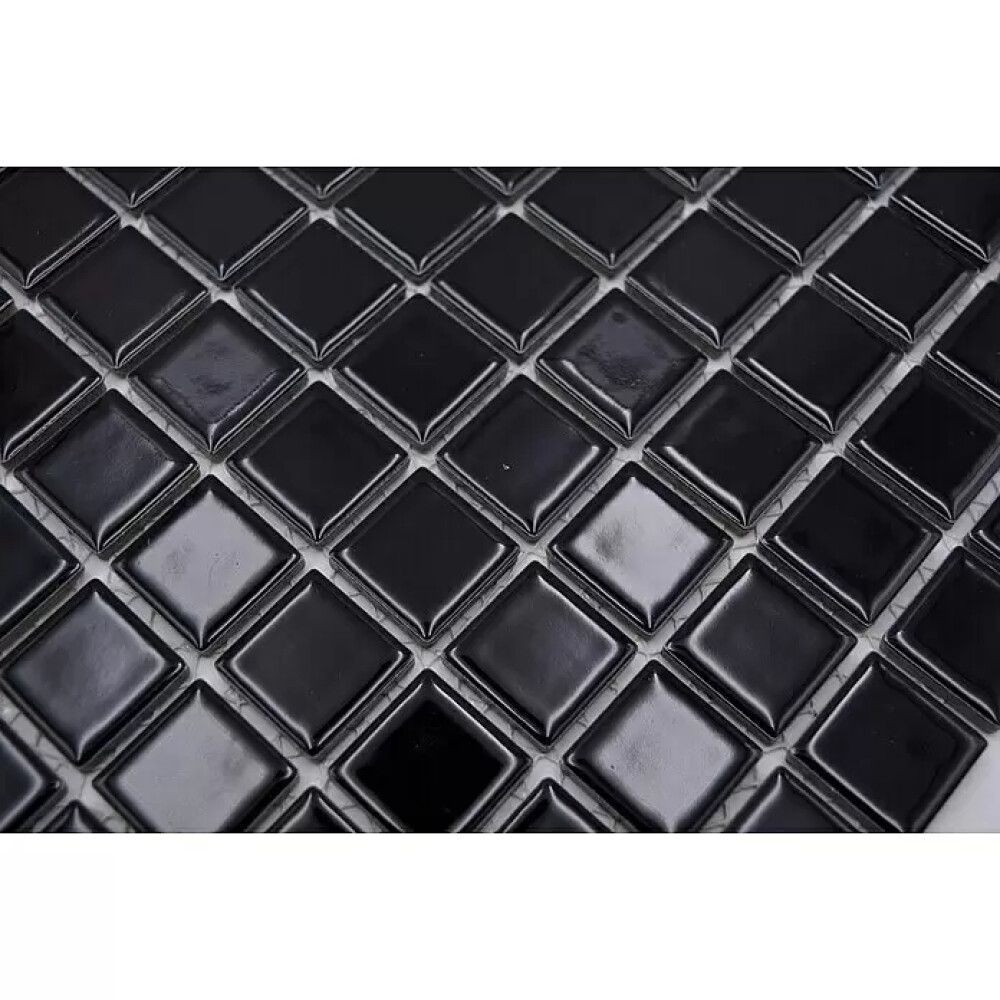 MOSAIKK SVART BLANK 2,5X2,5CM