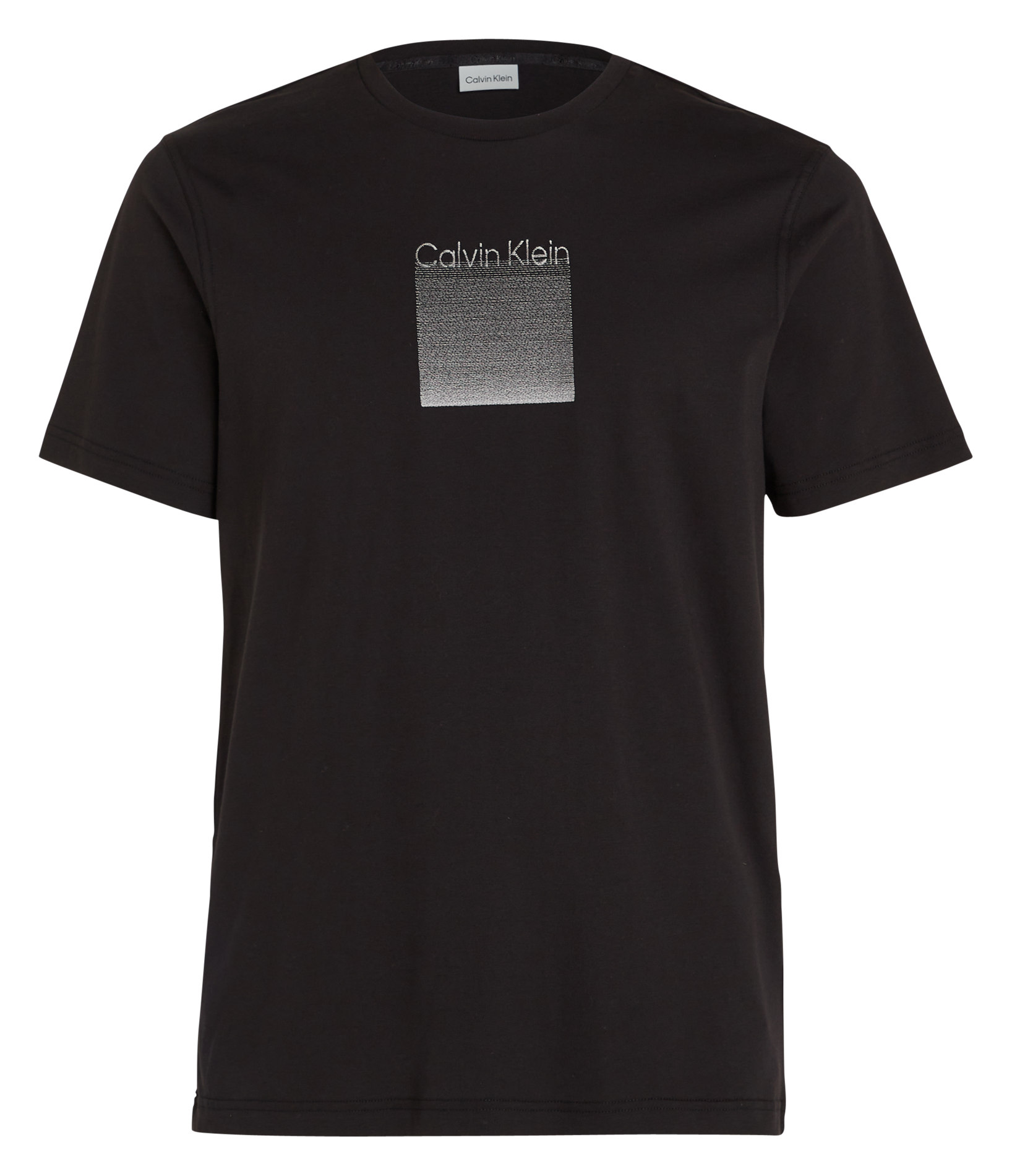 Tee-shirt col rond droit en coton bio | Gris