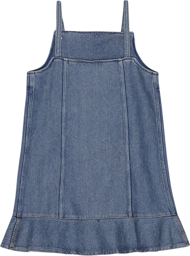 Ganni Heavy Denim Mini Dress Tint wash
