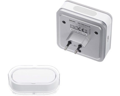 Philips WelcomeBell Plugin 300 Draadloze Deurbel, Wit