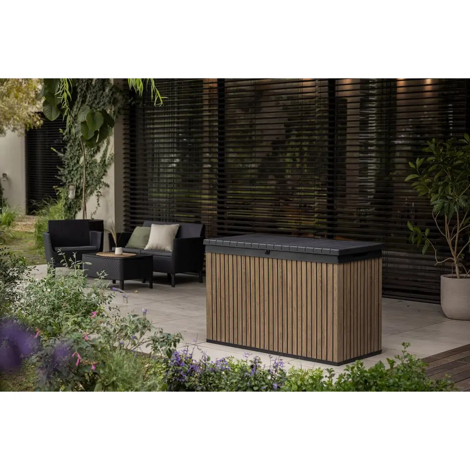 Keter Venetian Opbergbox - 670L - 142.5x65.3x89.5cm - Bruin