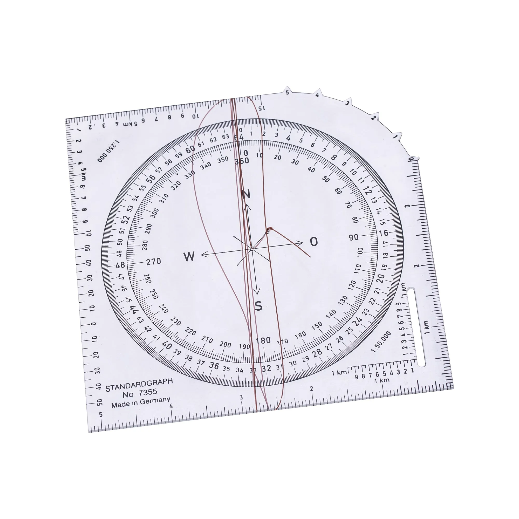 Standardgraph -  Karten-Winkelmesser