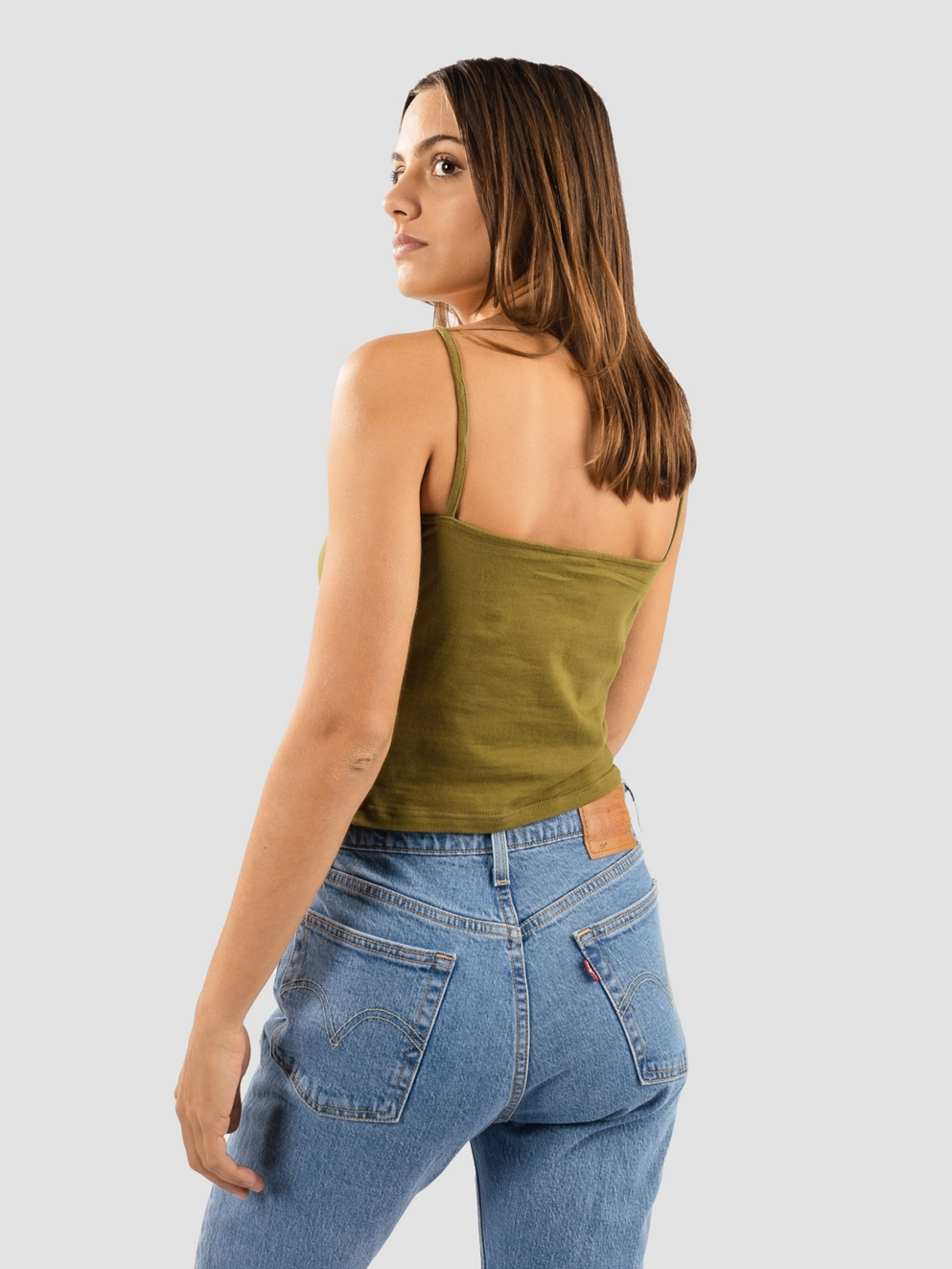 Santa Cruz Strip Vest Tank Top moss