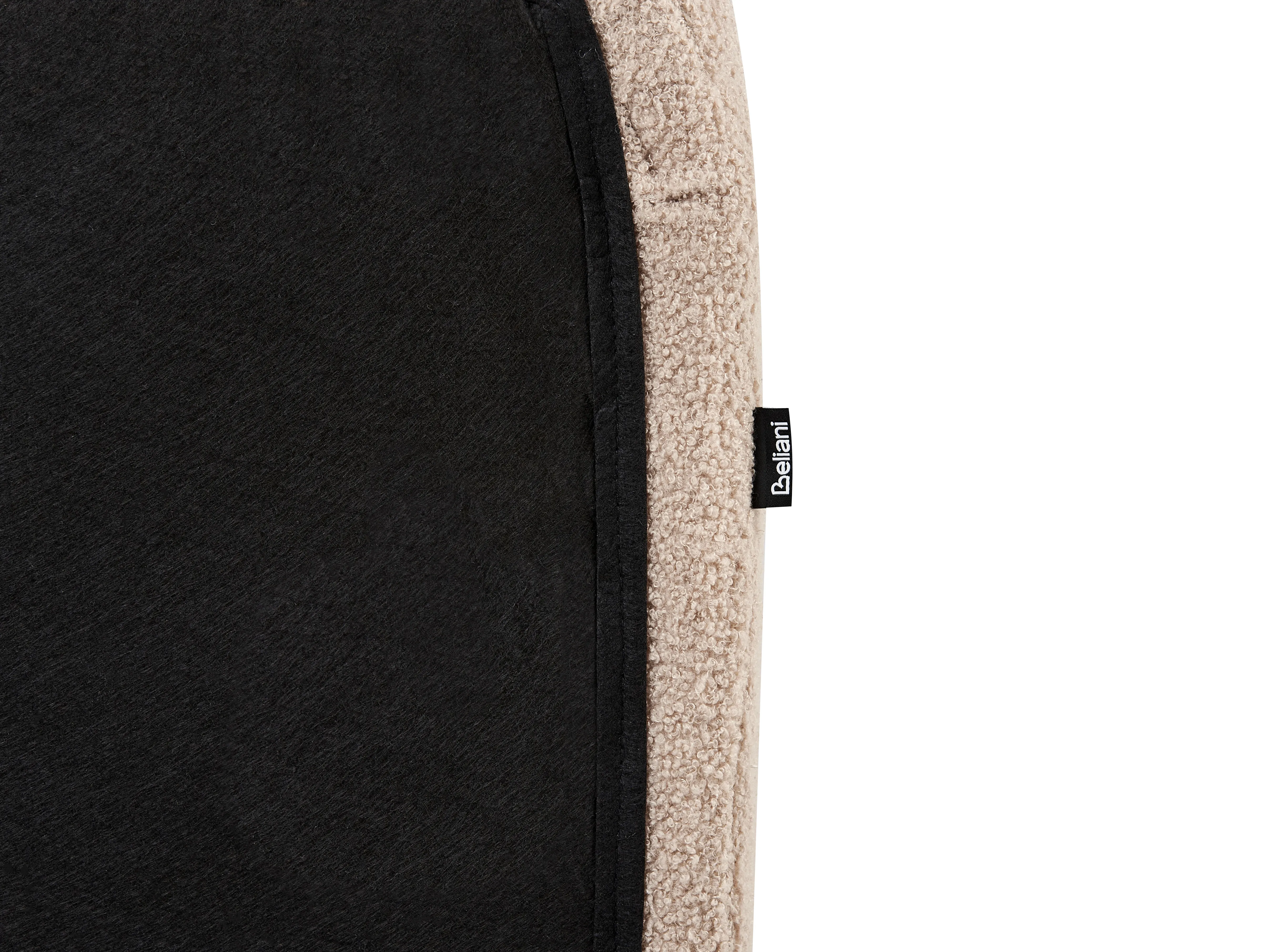 Bed met opbergruimte Bouclé BLAGNAC 180 x 200 cm Beige