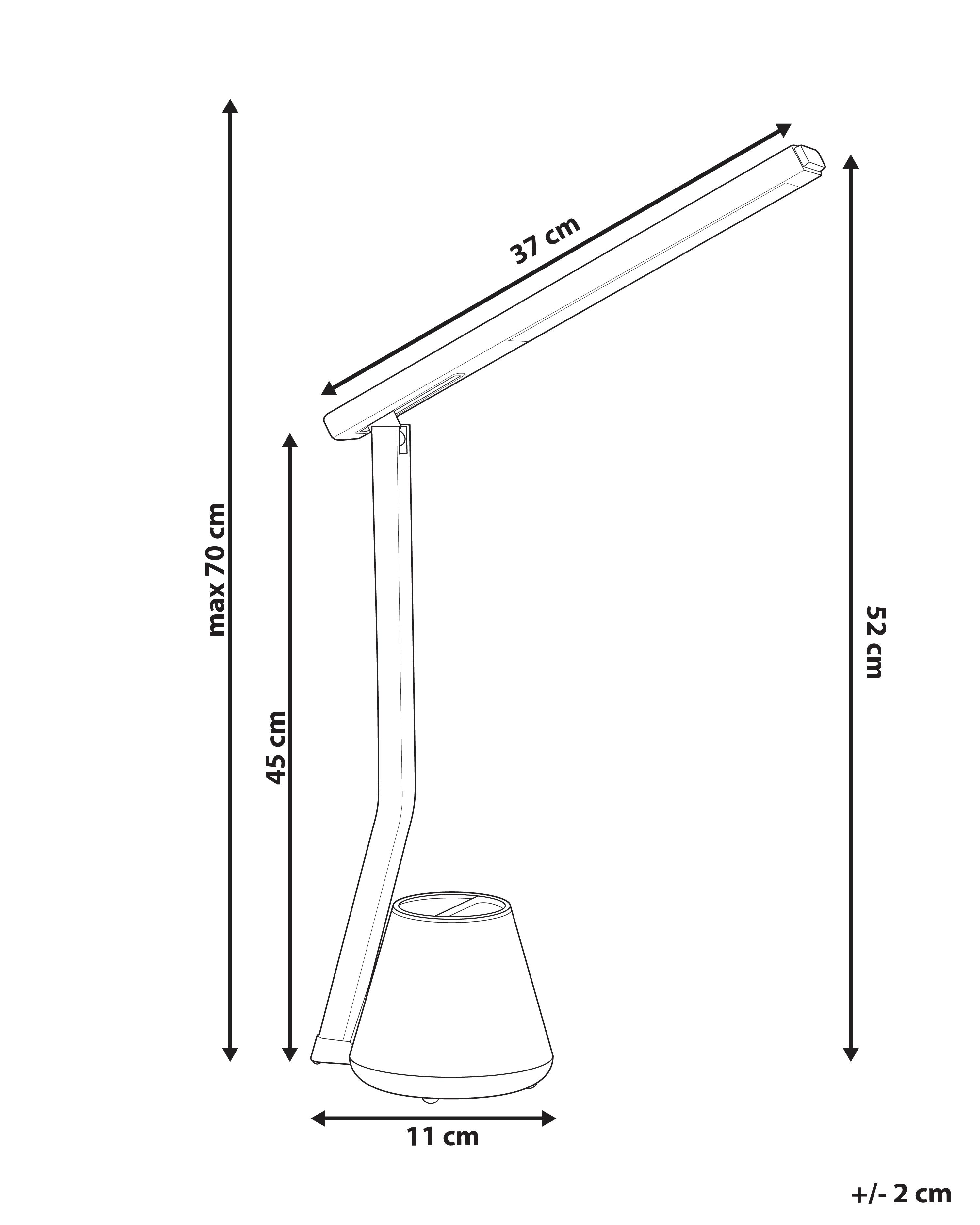 LED bureaulamp DENEB met dimmer Wit