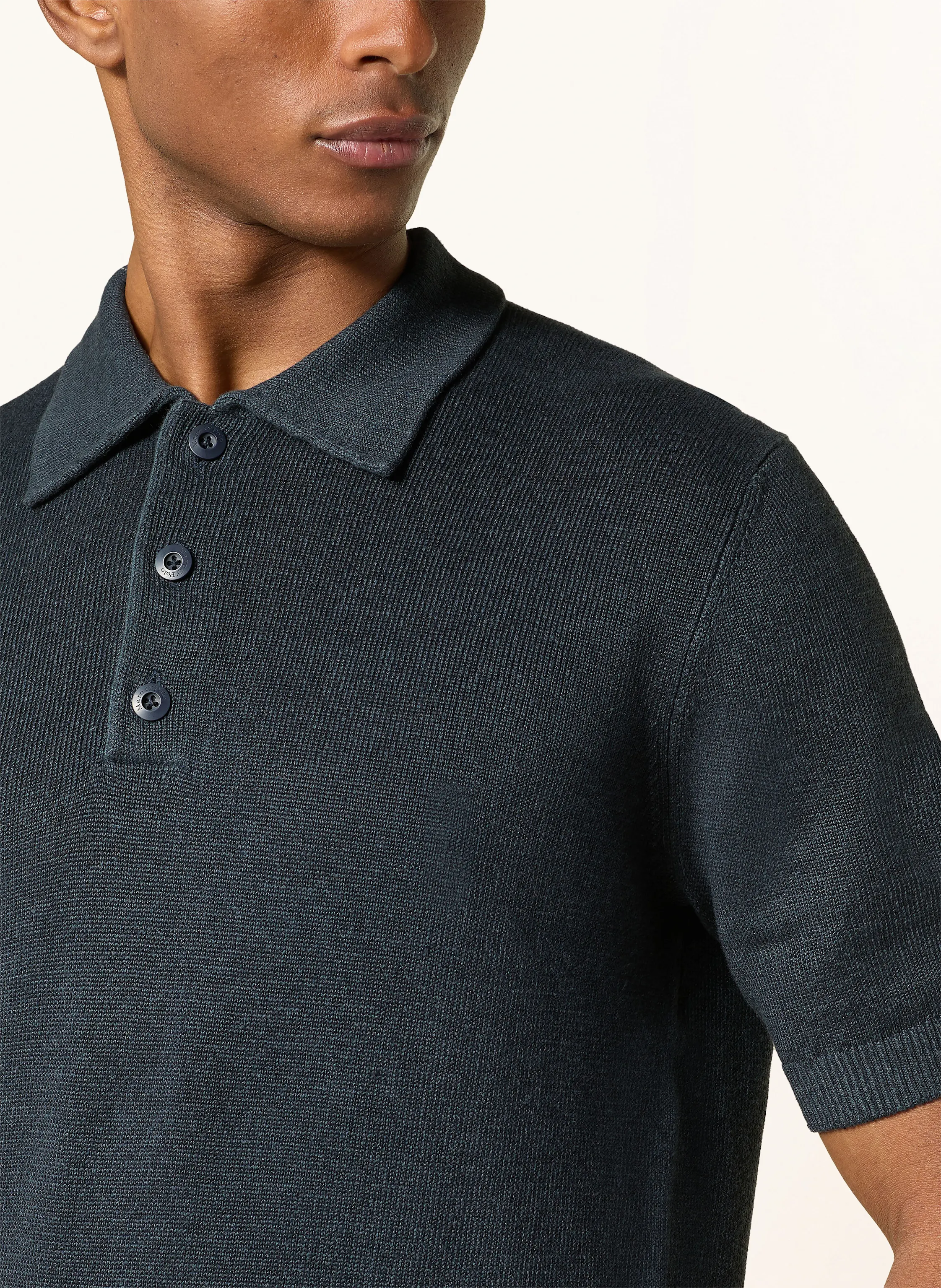 Marc O'Polo Strick-Poloshirt Regular Fit