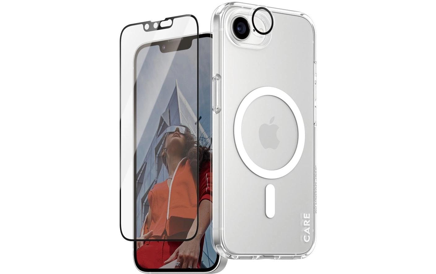 by PanzerGlass Flagship 3-in-1 iPhone 16eSchutz-Paket für iPhone 16e
