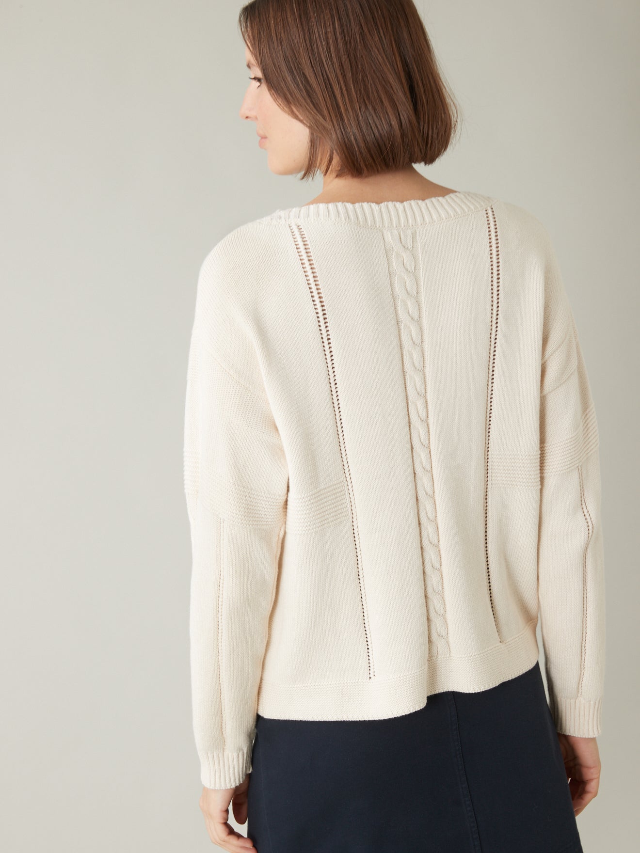 Pull maille fantaisie femme
