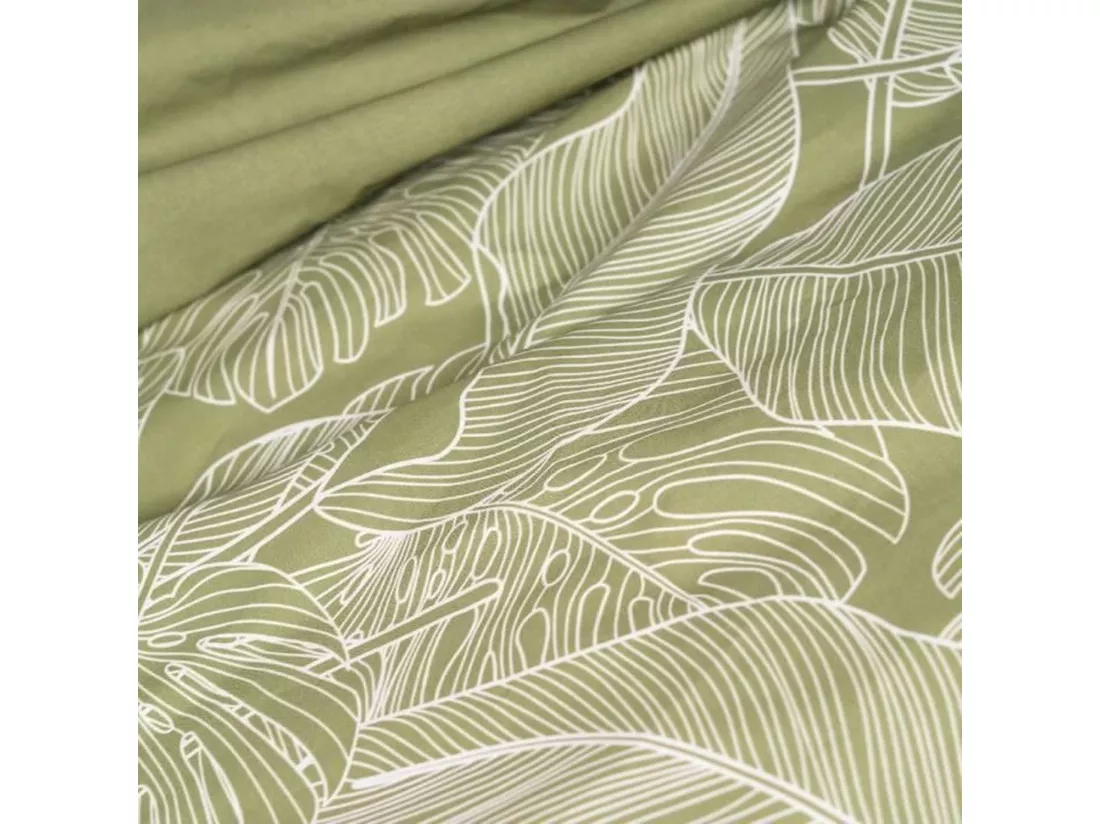 Parure de lit - 240 x 260 cm - coton imprimé floral