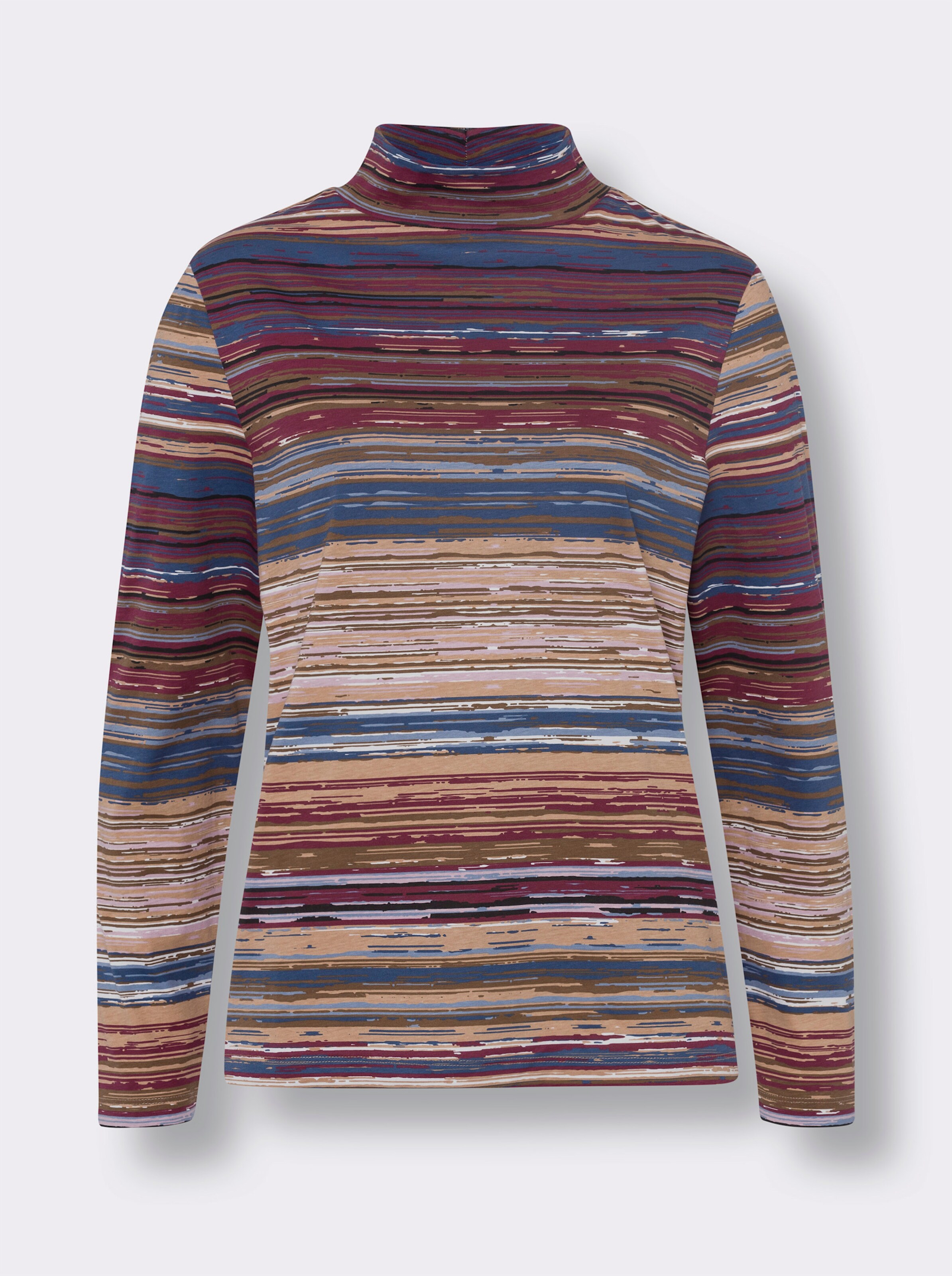 Stehkragen-Shirt