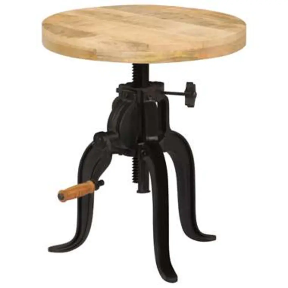 vidaXL - Bijzettafel - Bruin - Hout