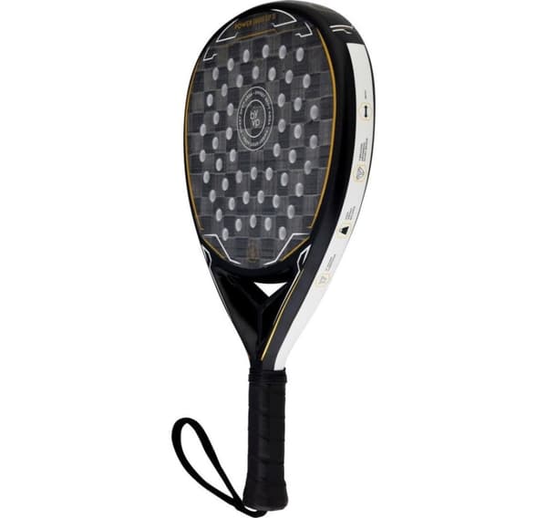 BYVP, Padel Racket POWER 1800 II, Sort/Hvit/Gull