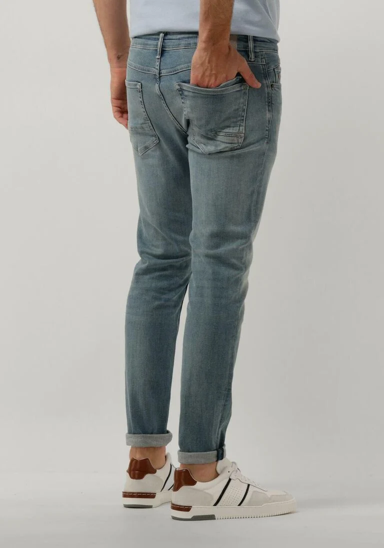 CAST IRON blauwe cast iron slim fit jeans shiftback tapered fgt
