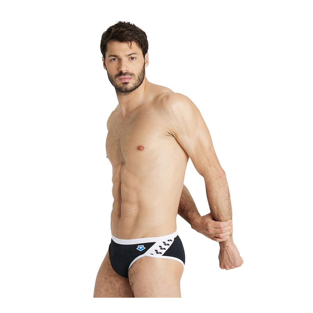 Arena ICONS - Slip de bain Homme black/white