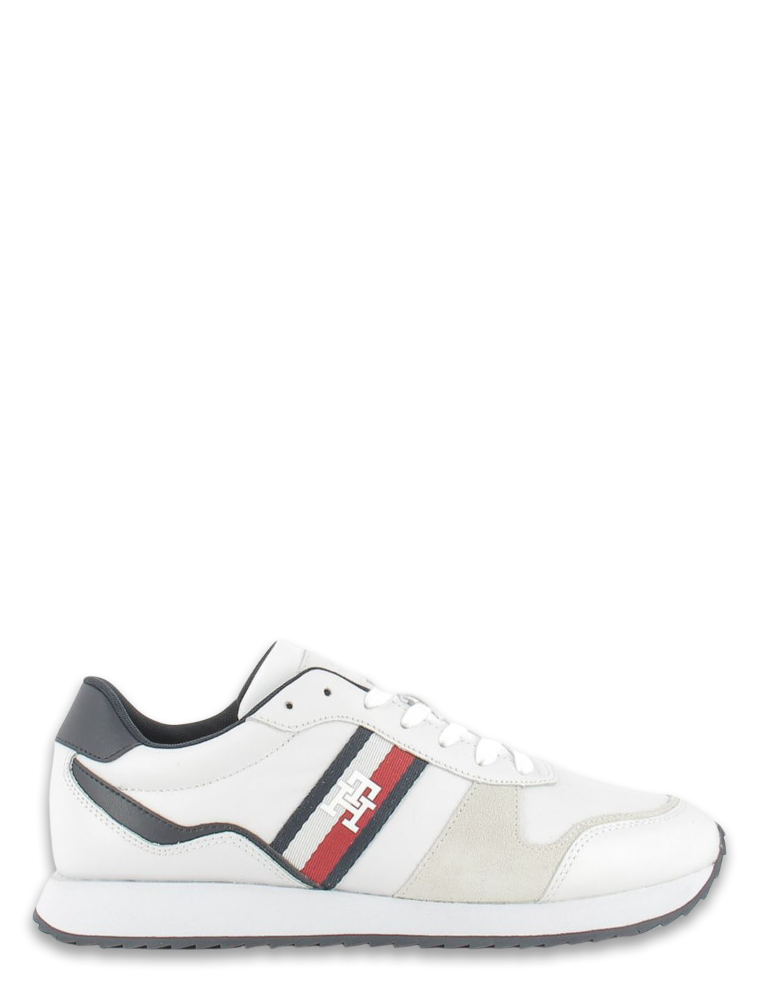 tommy hilfiger Baskets de ville Homme runner evo leather