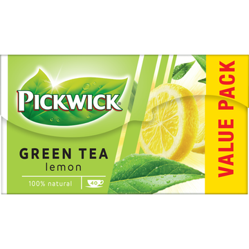 Pickwick Lemon Groene Thee Voordeelpak 40 Stuks
