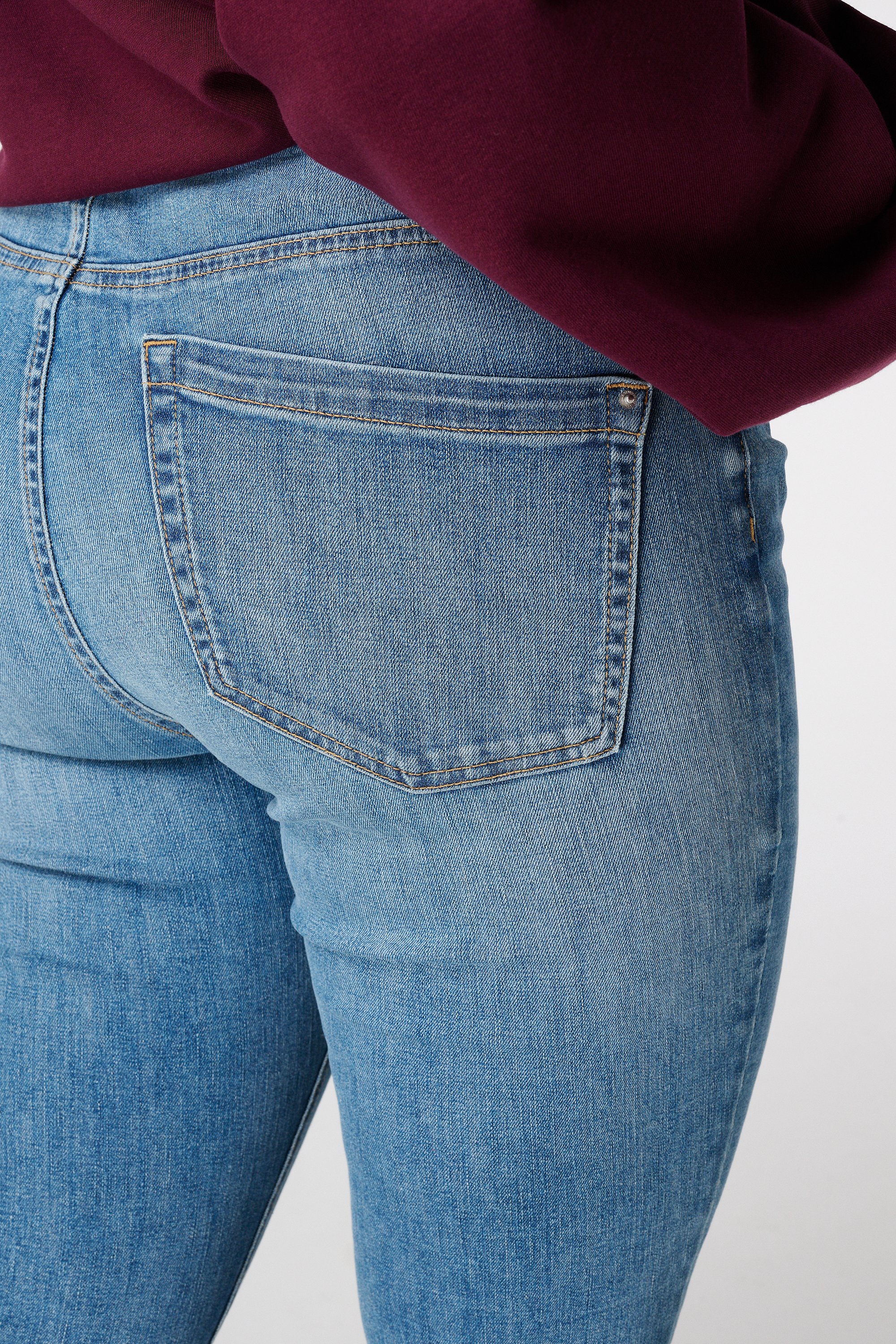 Slim leg jeans IRIS met stretch Stonewash Denim