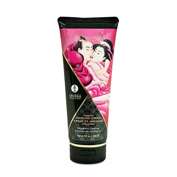 Shunga Crème de Massage Délectable Framboise 200ml