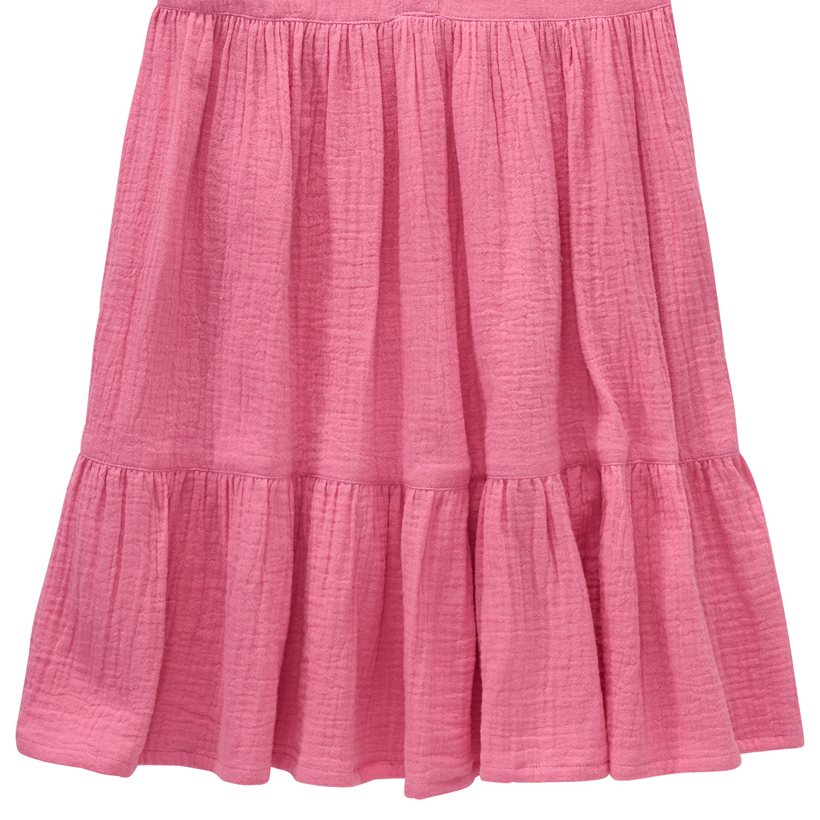 Jonas Nielsen Mädchen Musselin-Kleid aus Bio-Baumwolle hellpink
