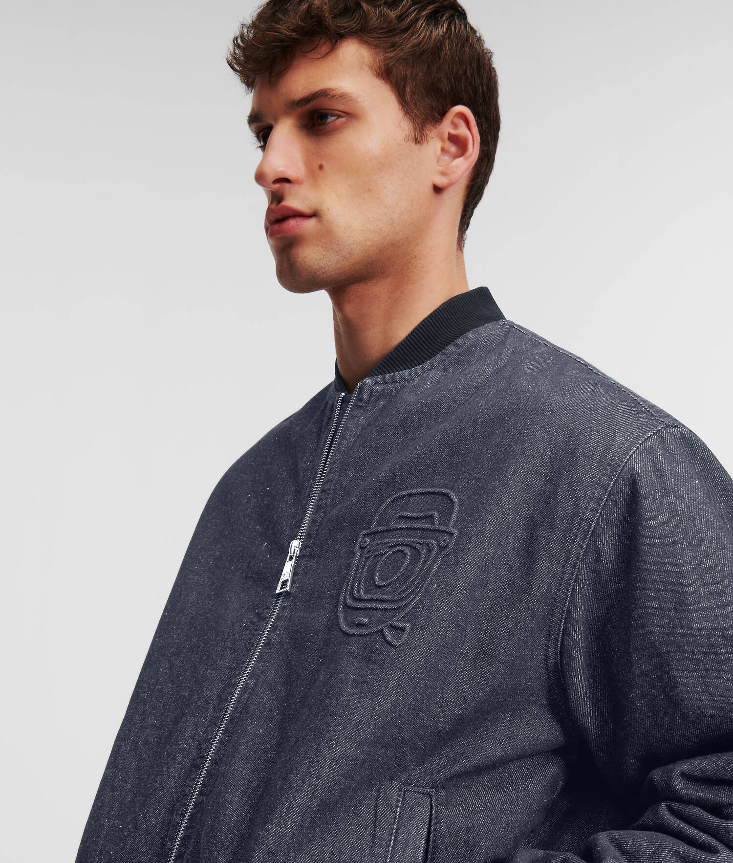 BLOUSON AVIATEUR EN DENIM KL X DARCEL DISAPPOINTS