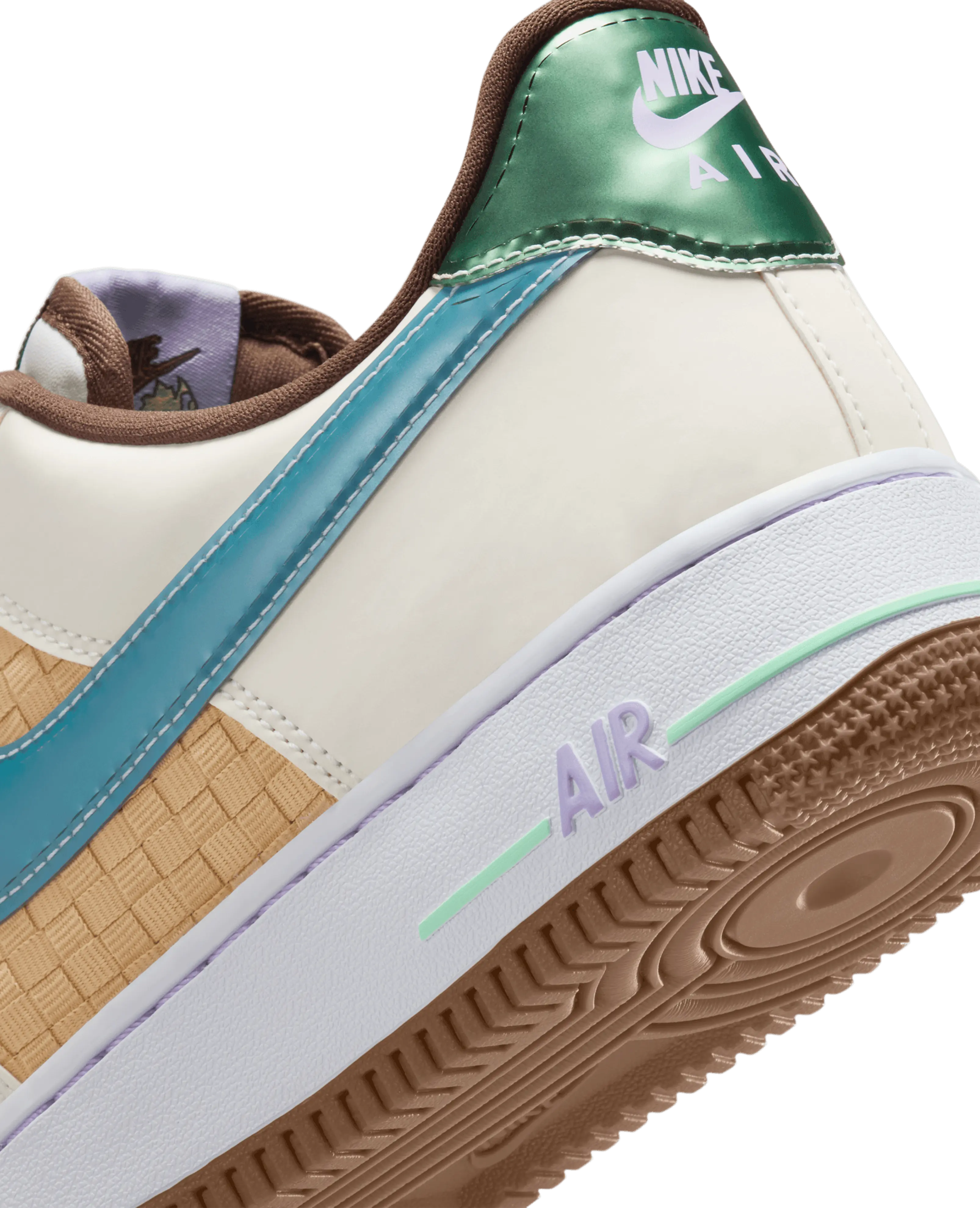 Nike Air Force 1 Retro (Summit White/Glacier Blue-Mint Foam)