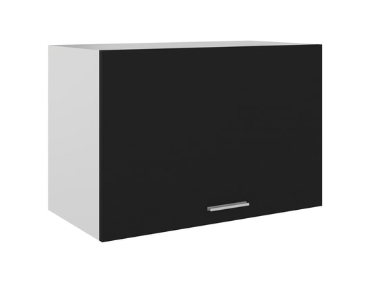 VIDAXL - Meuble haut Armoire de cuisine noir 60x31x40 cm aggloméré